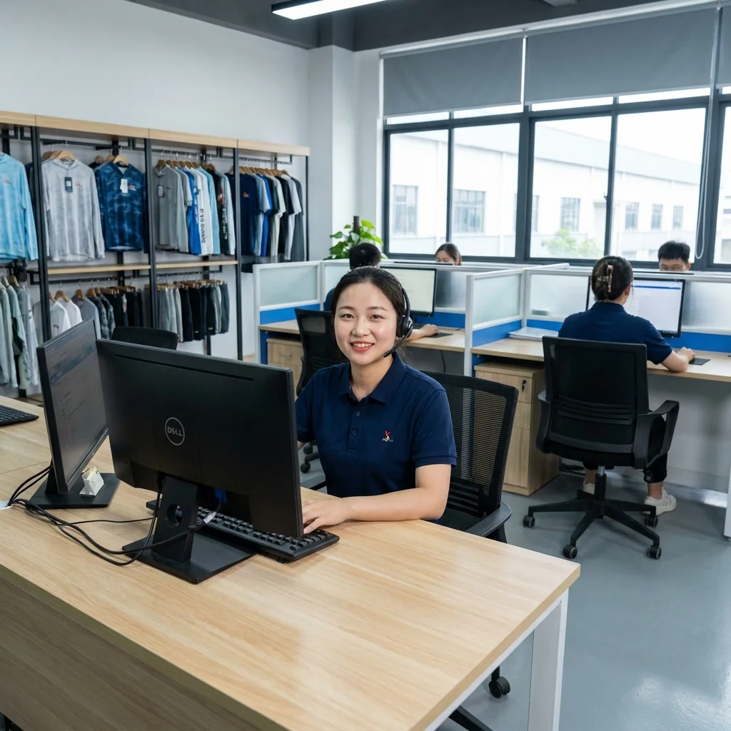 Customer service team at CustomFishingWear