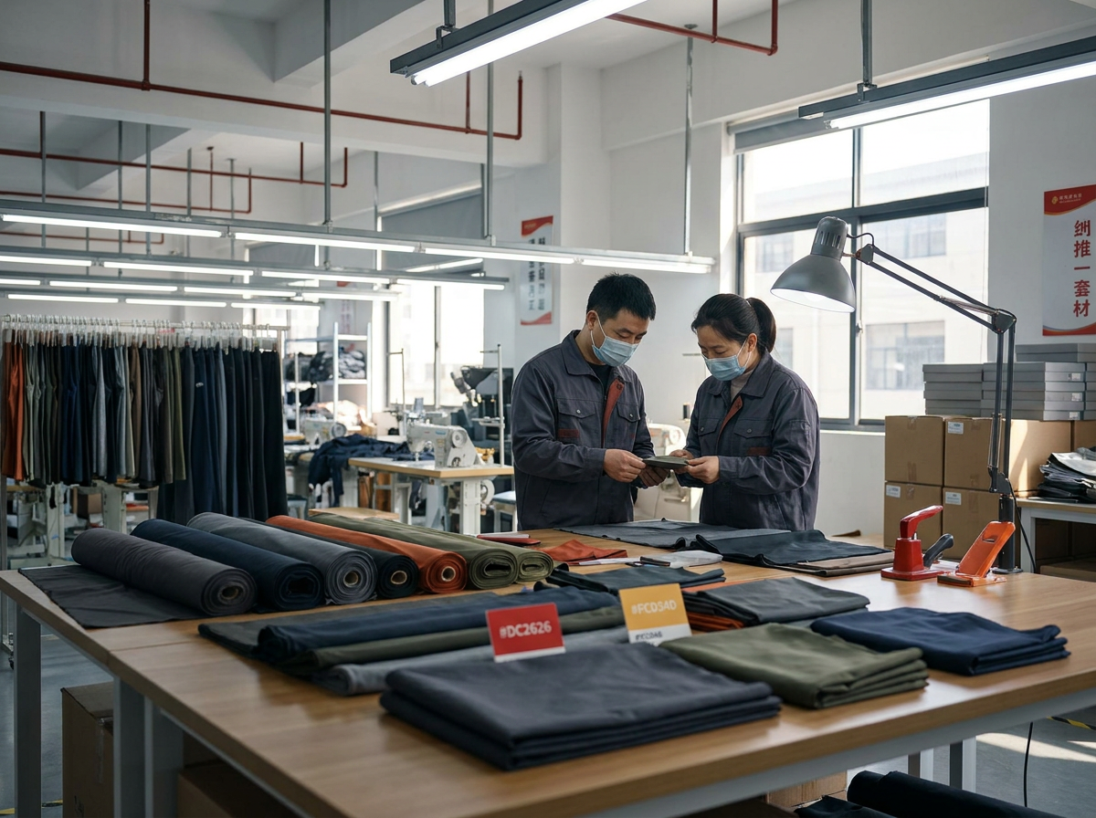 Performance fabric swatches