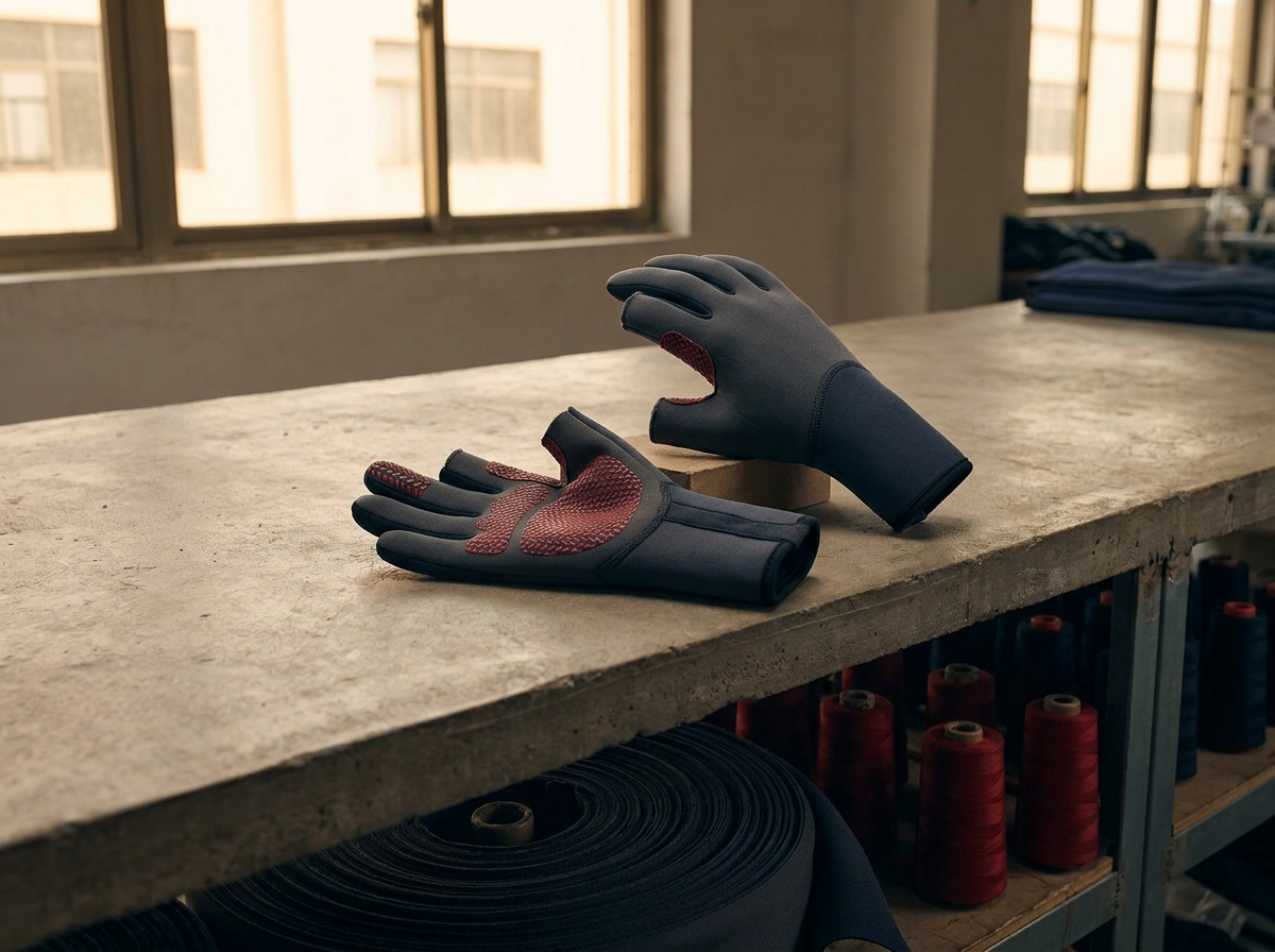 Custom sun and grip fishing gloves with touchscreen fingertips