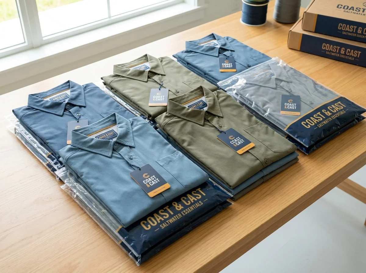 Private label end to end with hang tags and packaging