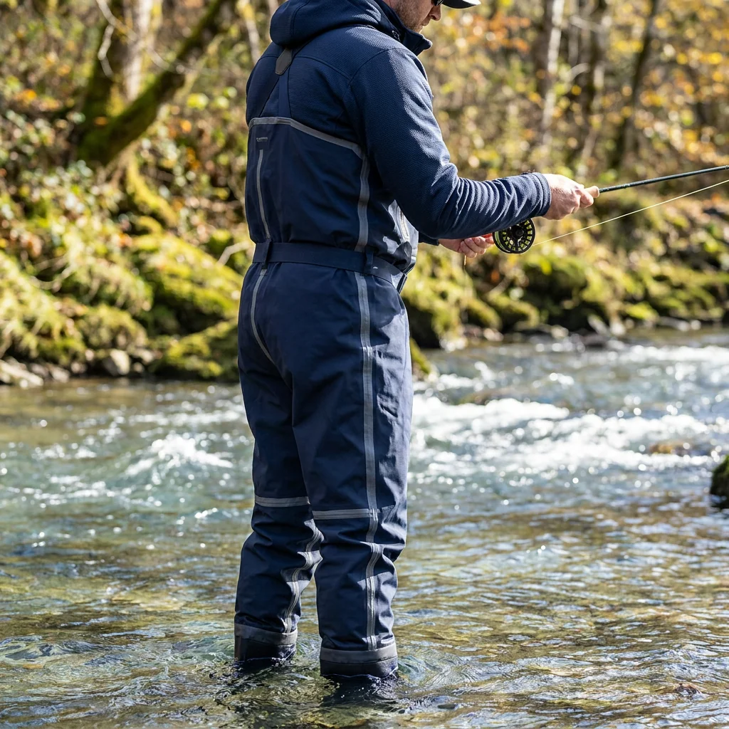 Custom fishing apparel design sketches and tech-pack planning