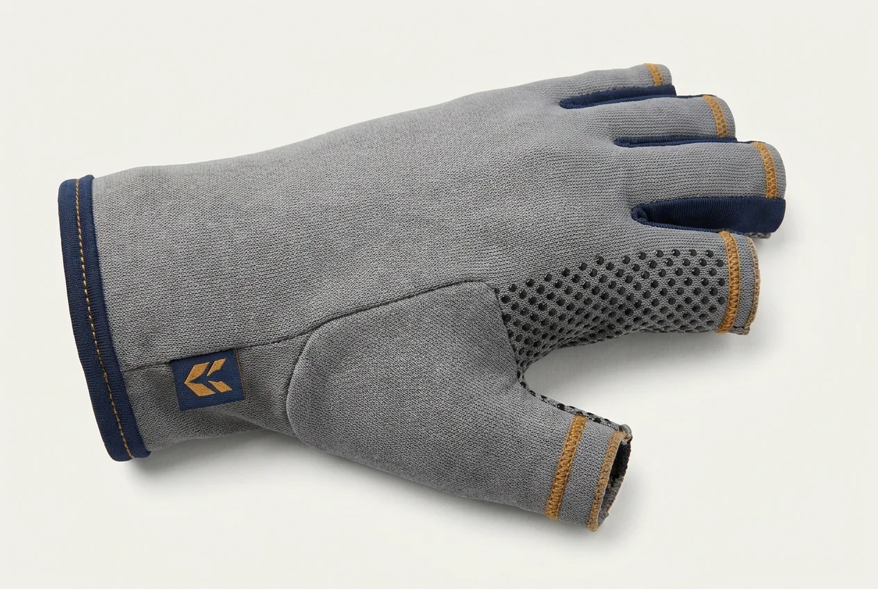 Fingerless fishing glove option preview