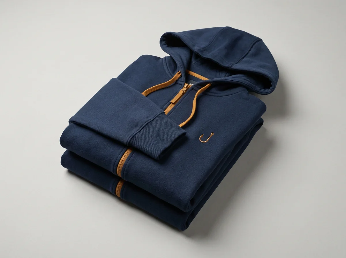 Custom fishing hoodies for the cold-weather glove pairing
