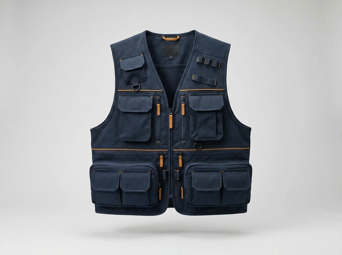 Custom fishing vests for mid-layer gear platforms