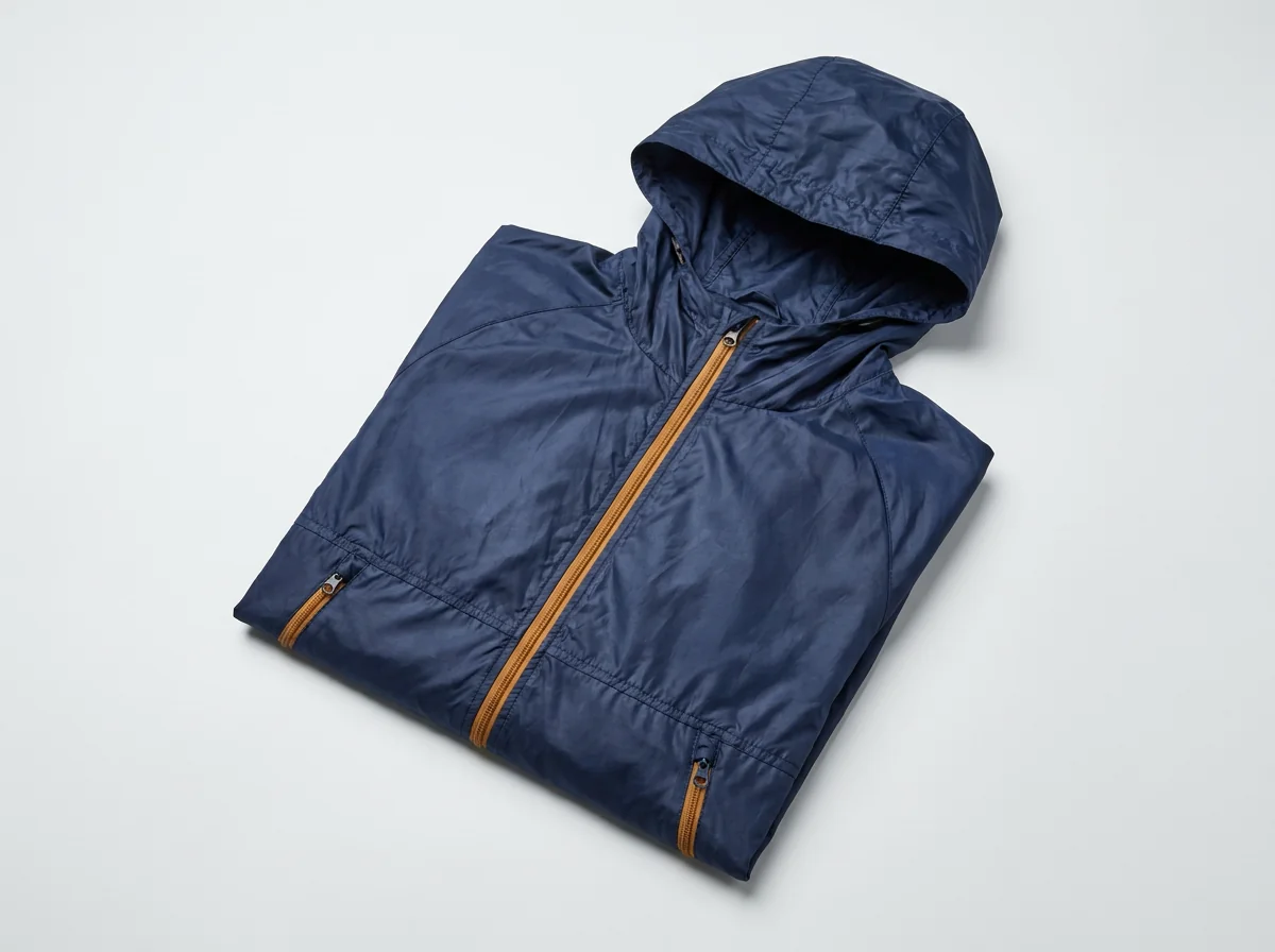 Windbreaker fishing jacket for coastal light wind and spray