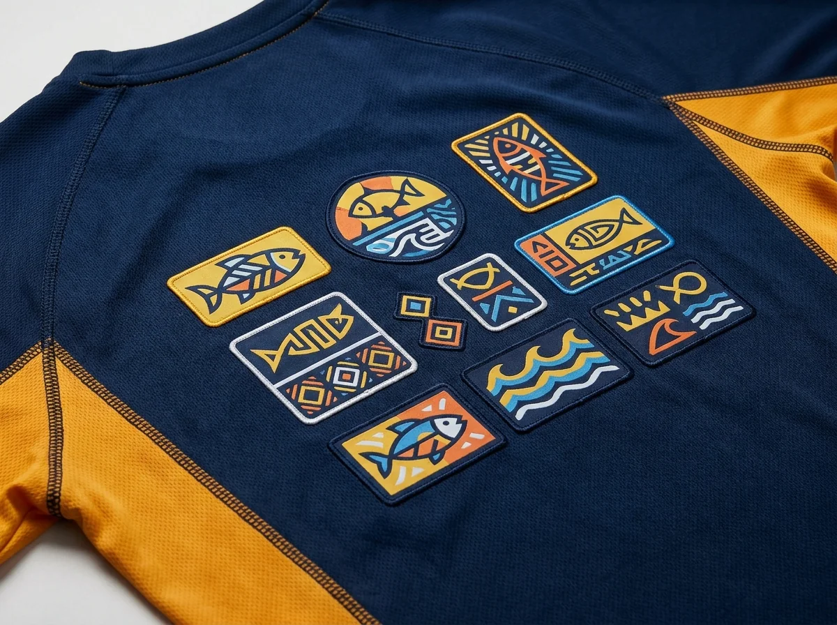 Sponsor logo placement on jersey chest