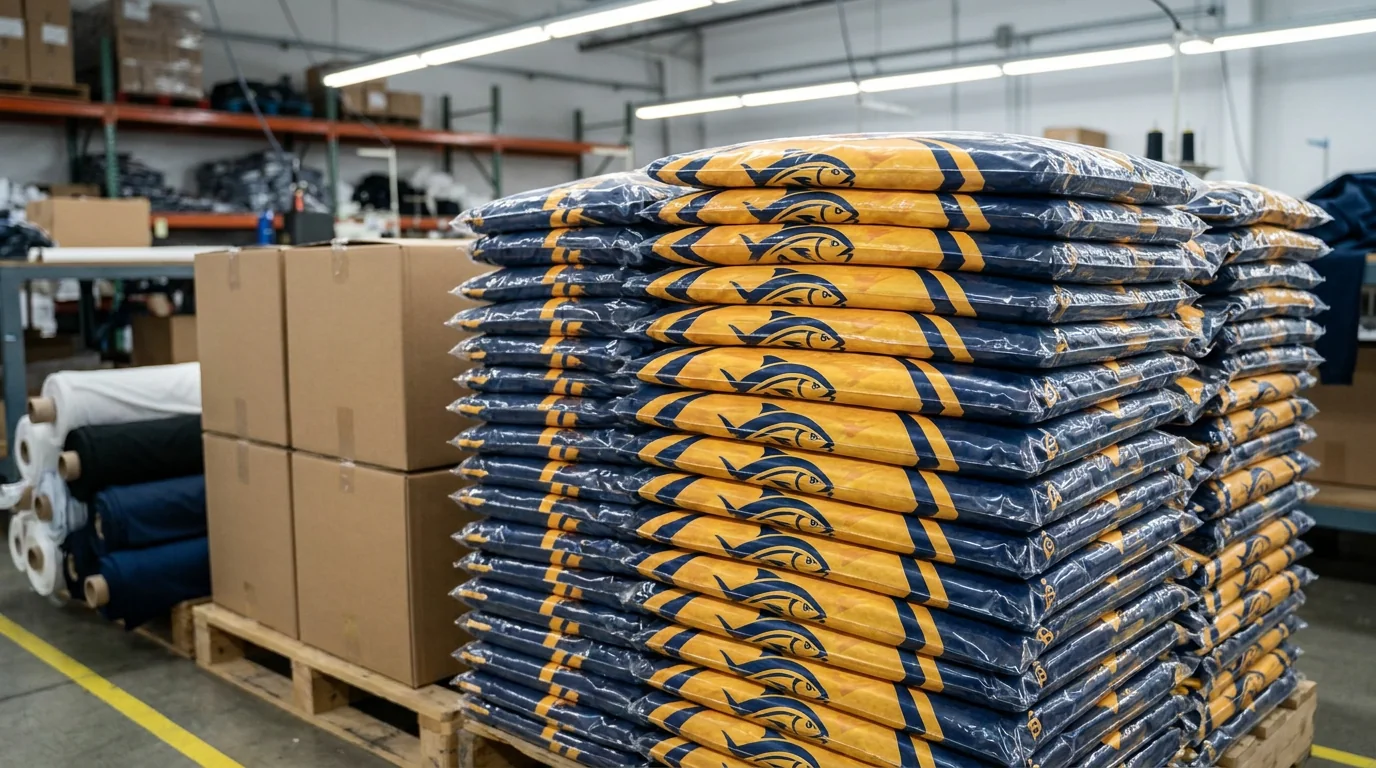 Private label fishing jersey brand launch, 200-piece OEM order