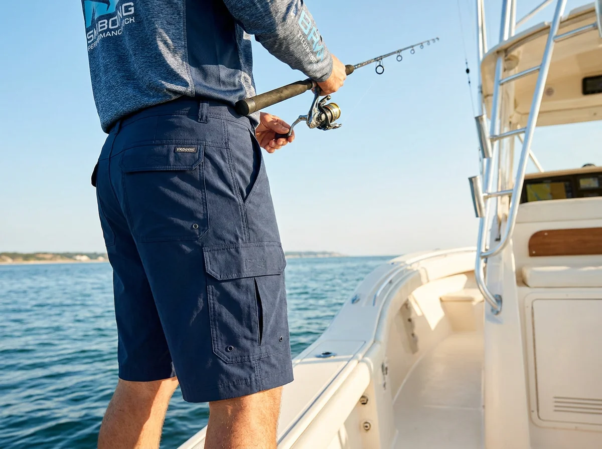 Custom fishing shorts as a warm-season companion to fishing pants