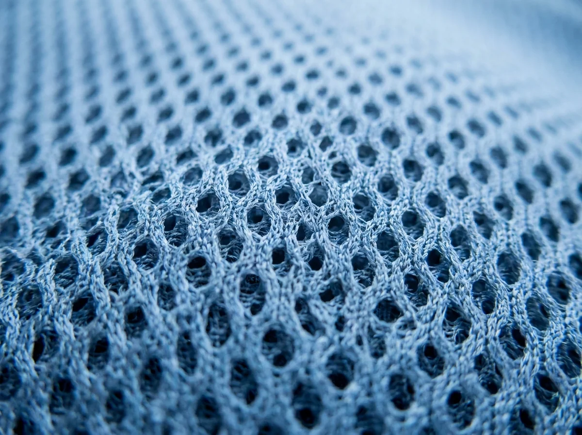Open-weave breathable fabric structure for hot deck fishing conditions
