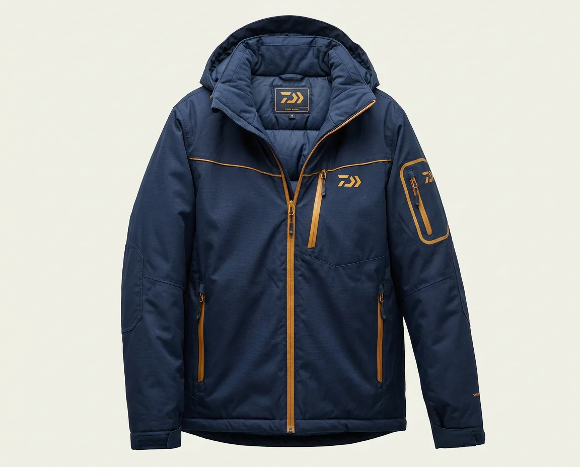 Custom insulated winter fishing jackets and float jackets