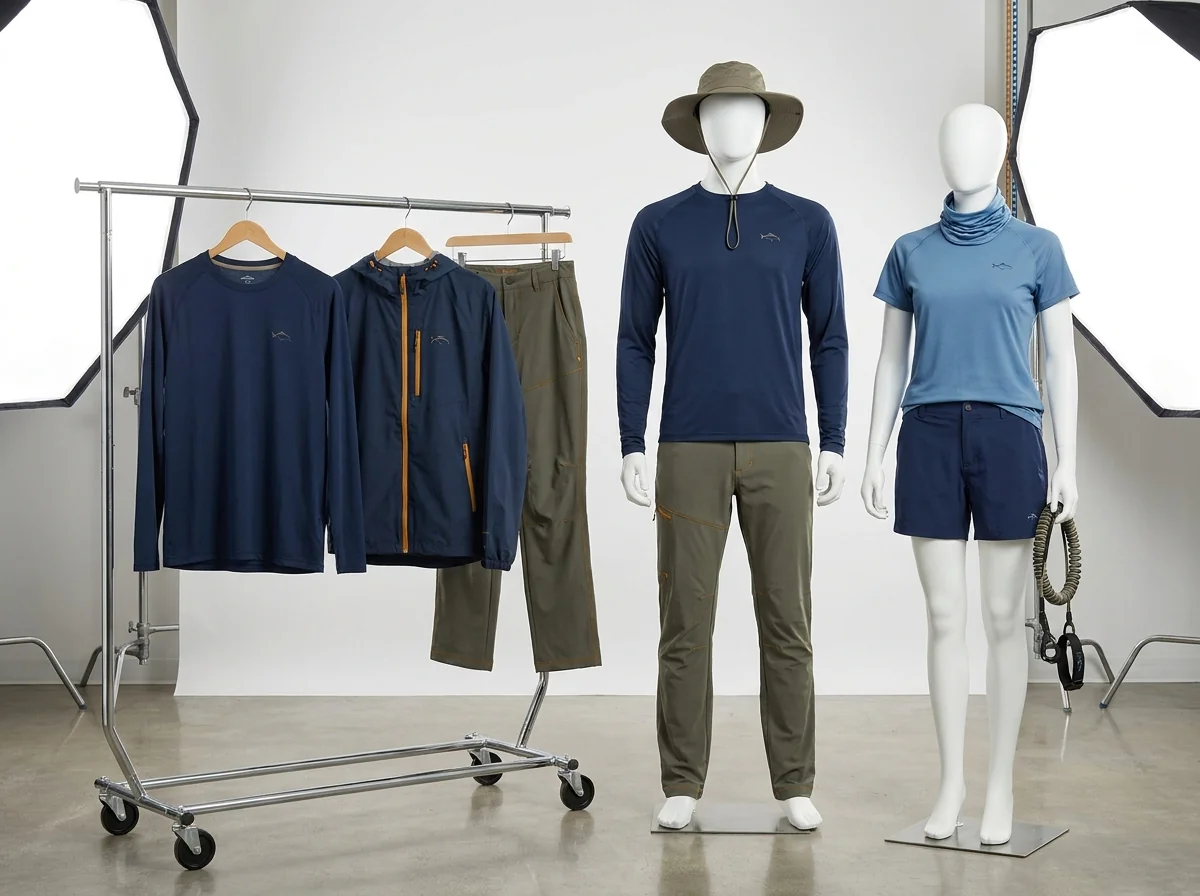 Core recreational kayak fishing apparel collection